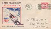 Scott 716, Lake Placid Olympics, attractive 3-color cachet